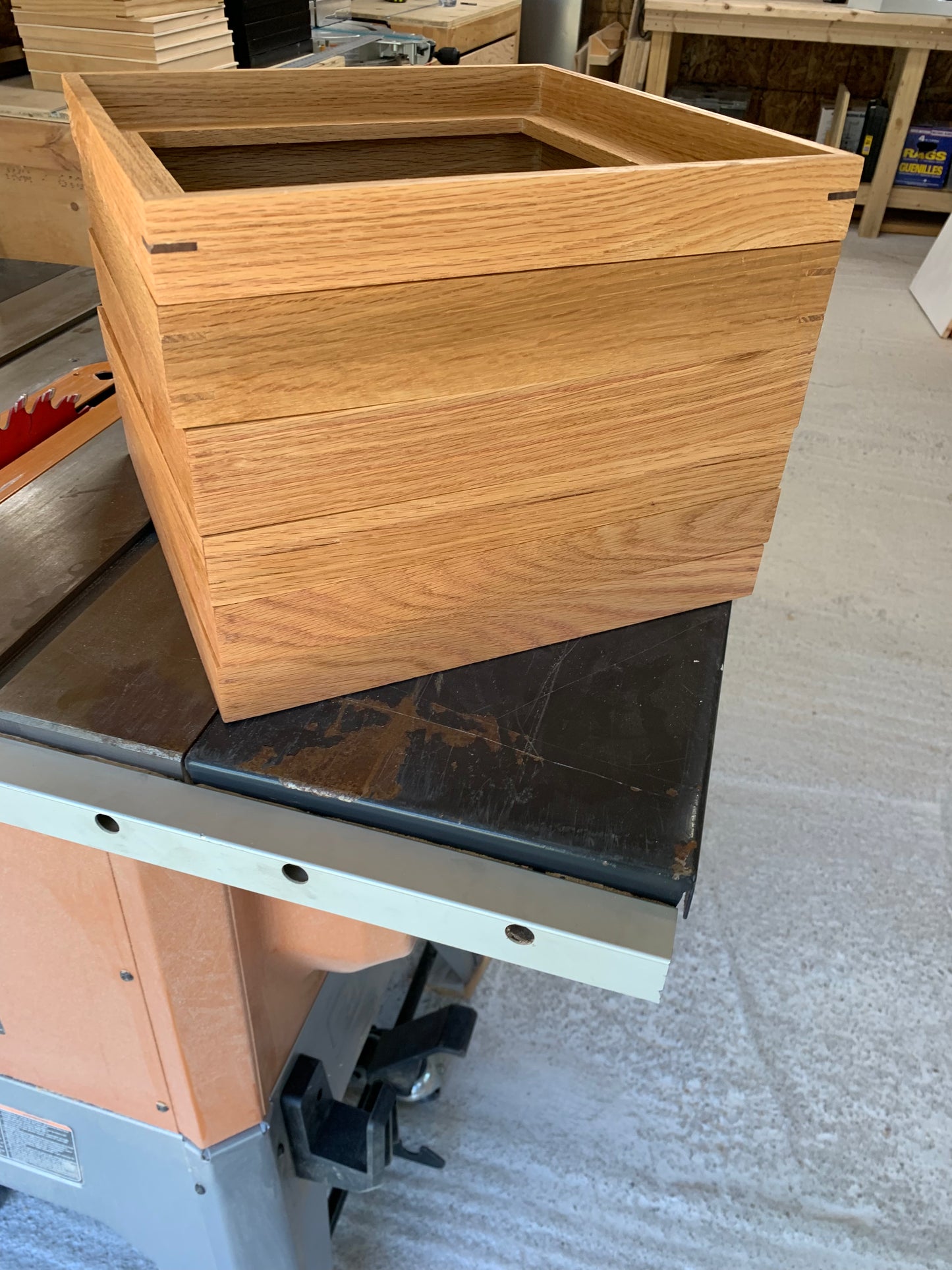 Red Oak Hardwood Floater Frame