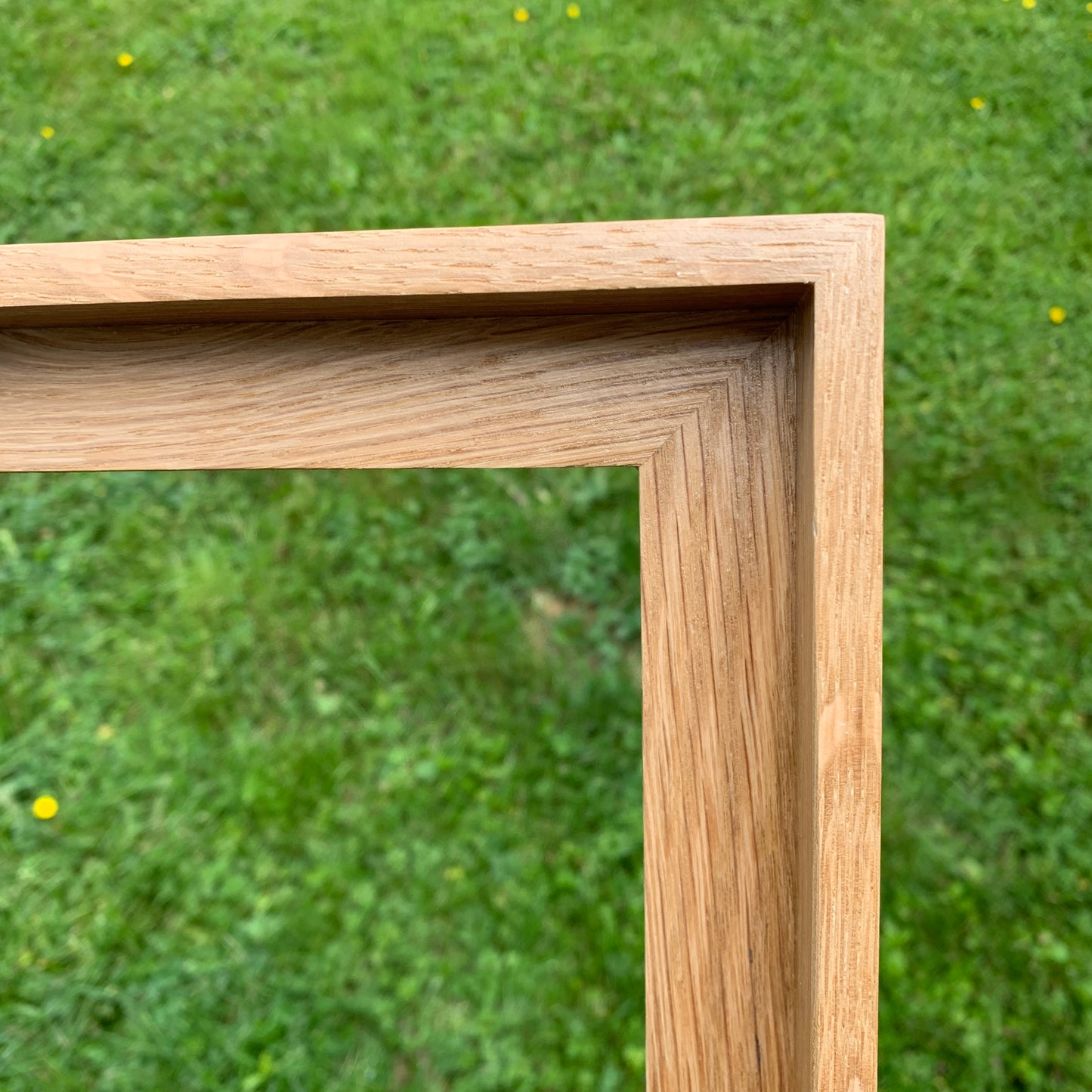 White Oak Hardwood Floater Frame