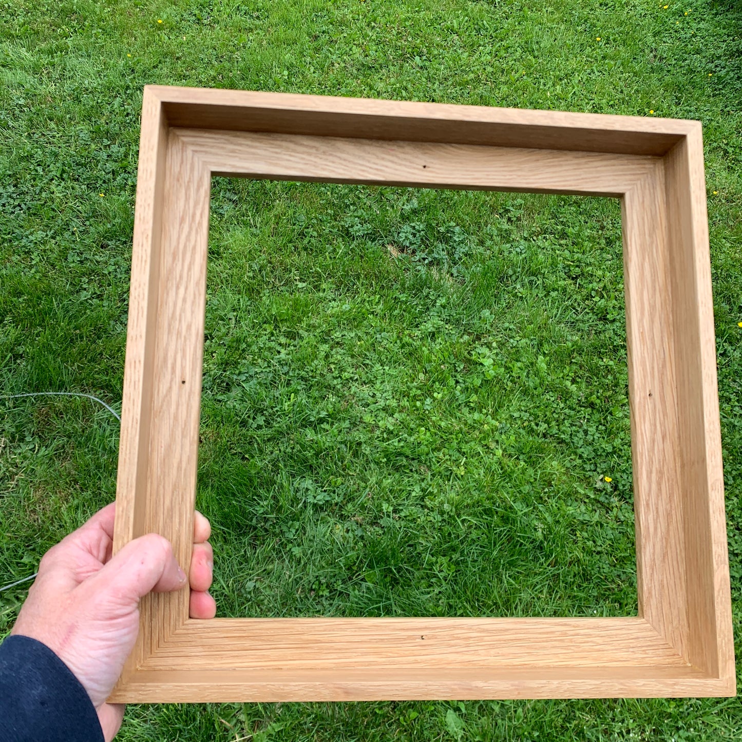 White Oak Hardwood Floater Frame