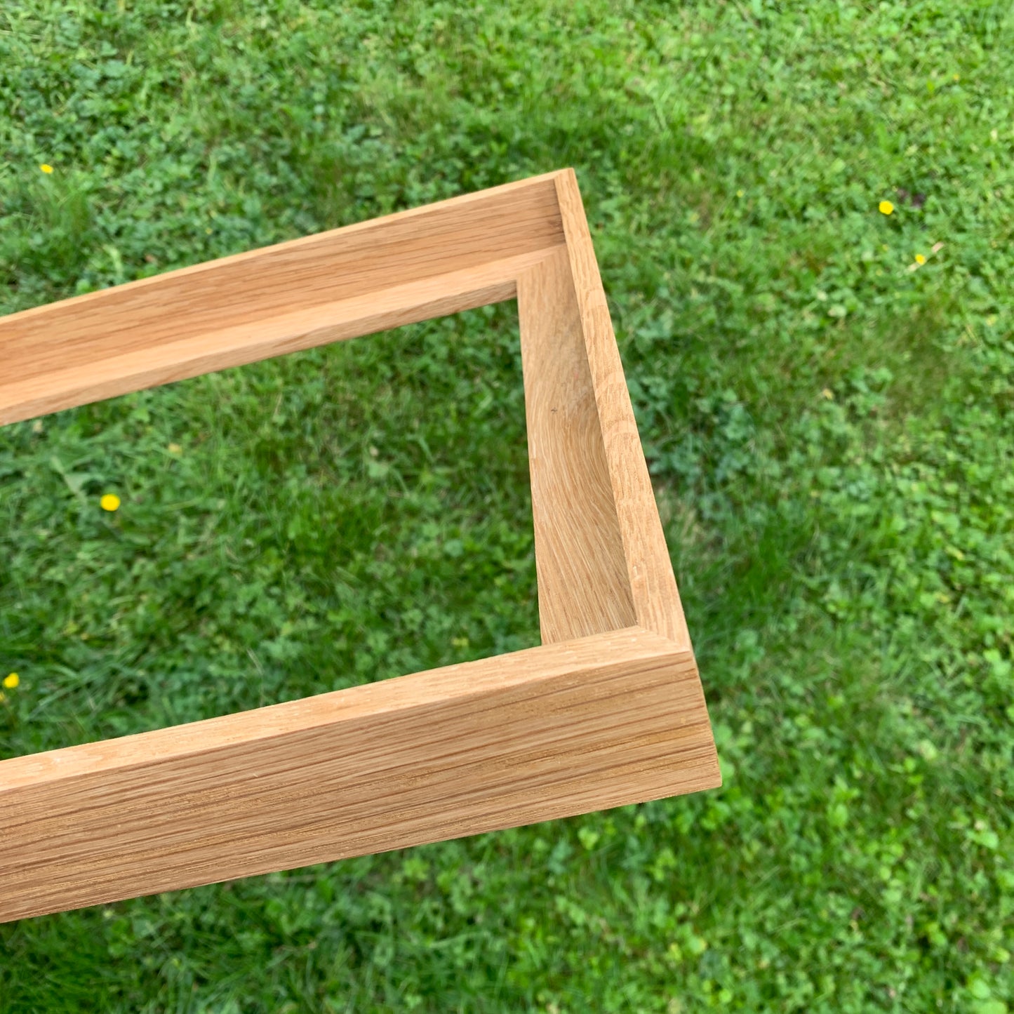 White Oak Hardwood Floater Frame