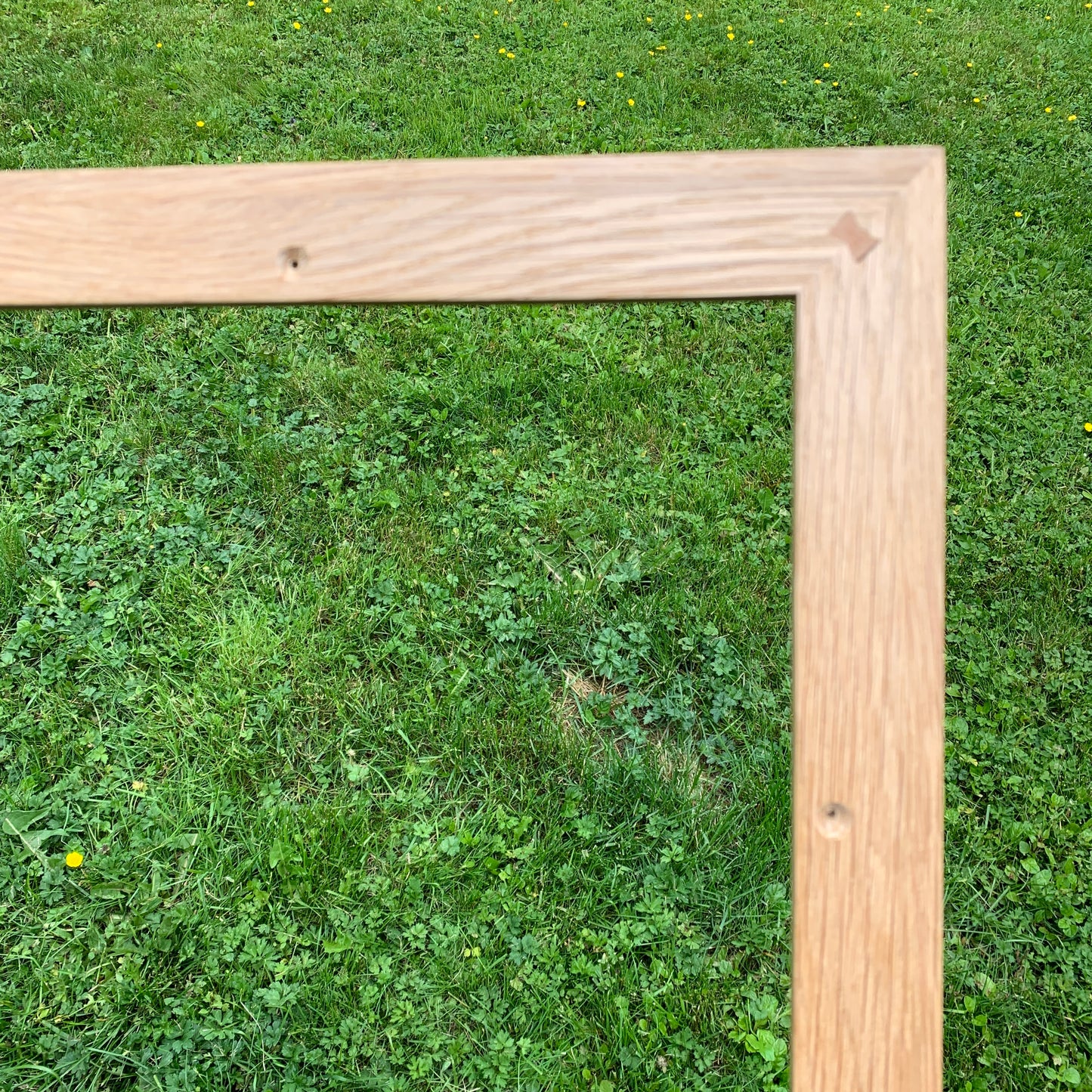 White Oak Hardwood Floater Frame