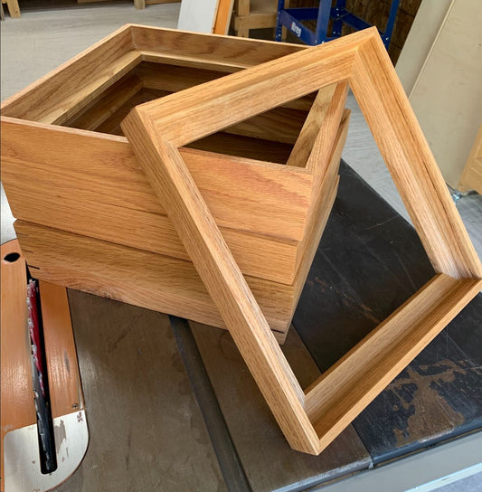 Oak Hardwood Floater Frame